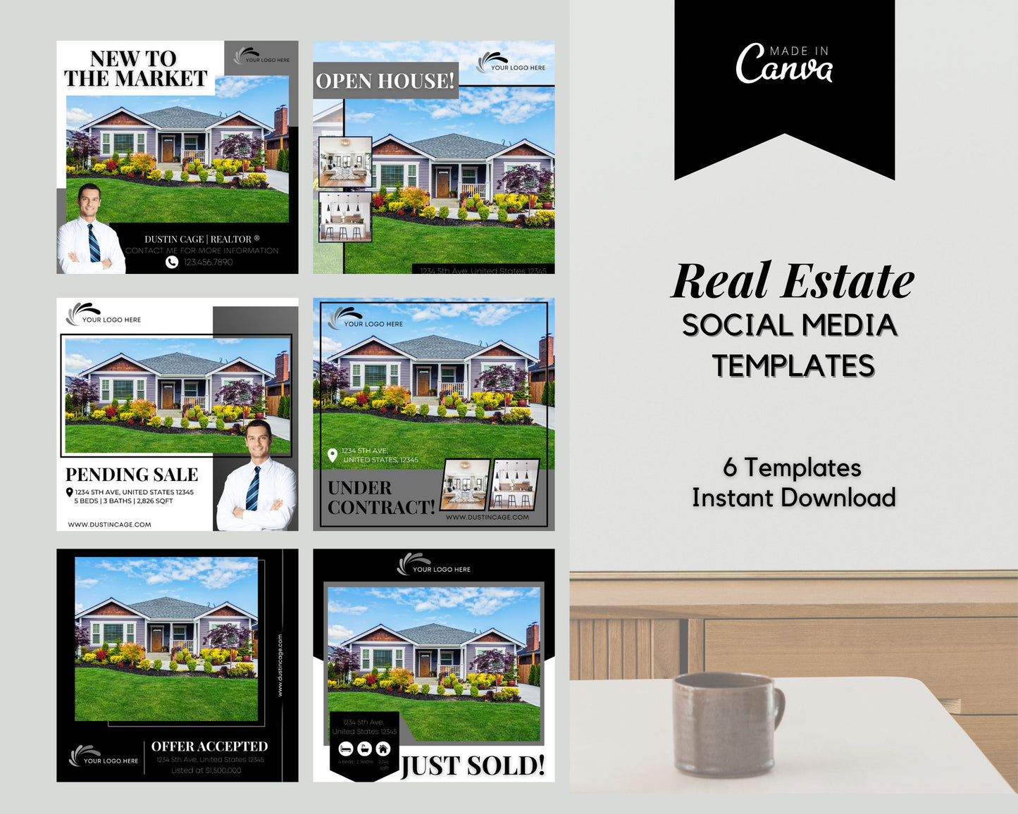 Just Listed/Just Sold Social Media Post
