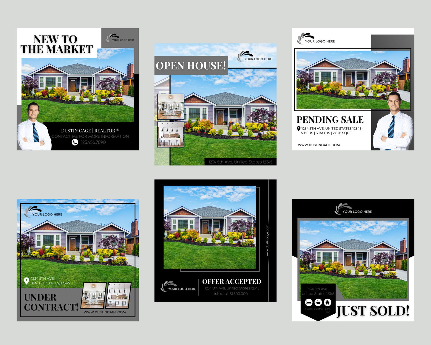Just Listed/Just Sold Social Media Post
