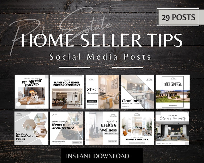 Home Seller Instagram Post (29 Posts)