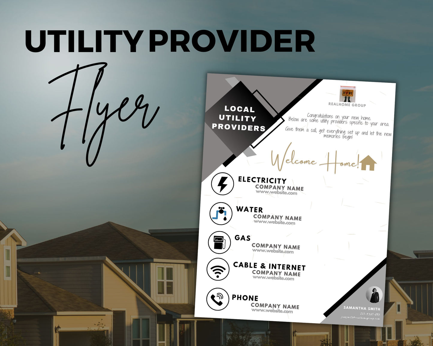 Utility Provider Flyer
