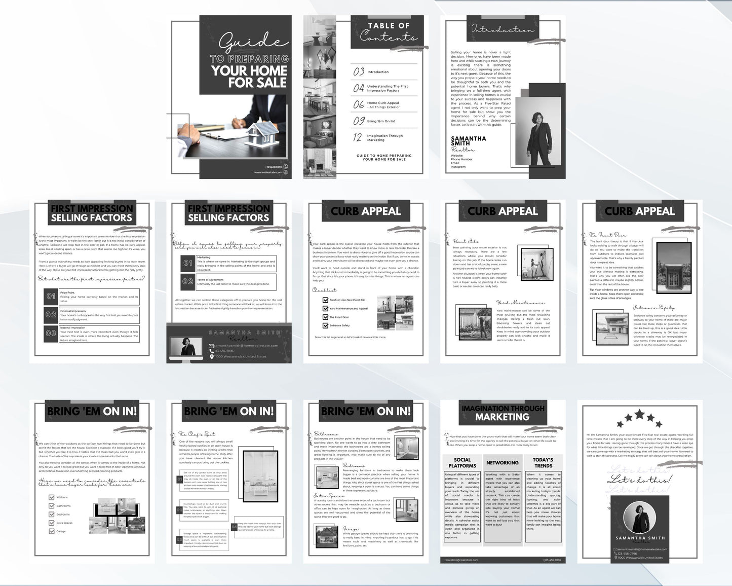 Prep Your Home For Sale Guide | Real Estate Seller Guide| Real Estate Print | Realtor Information | Real Estate Marketing | Instant Download