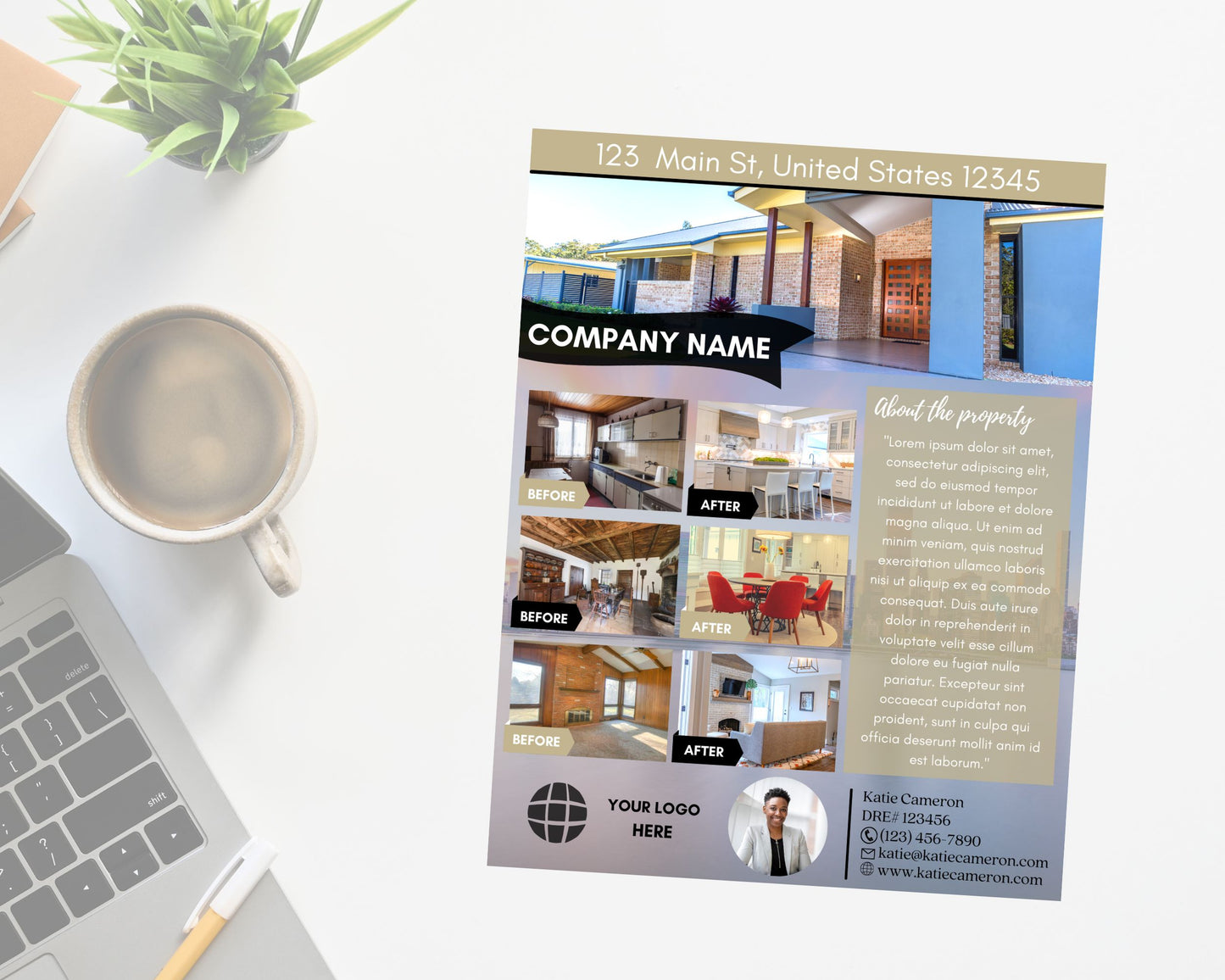 Before and After Flyer - Style 1