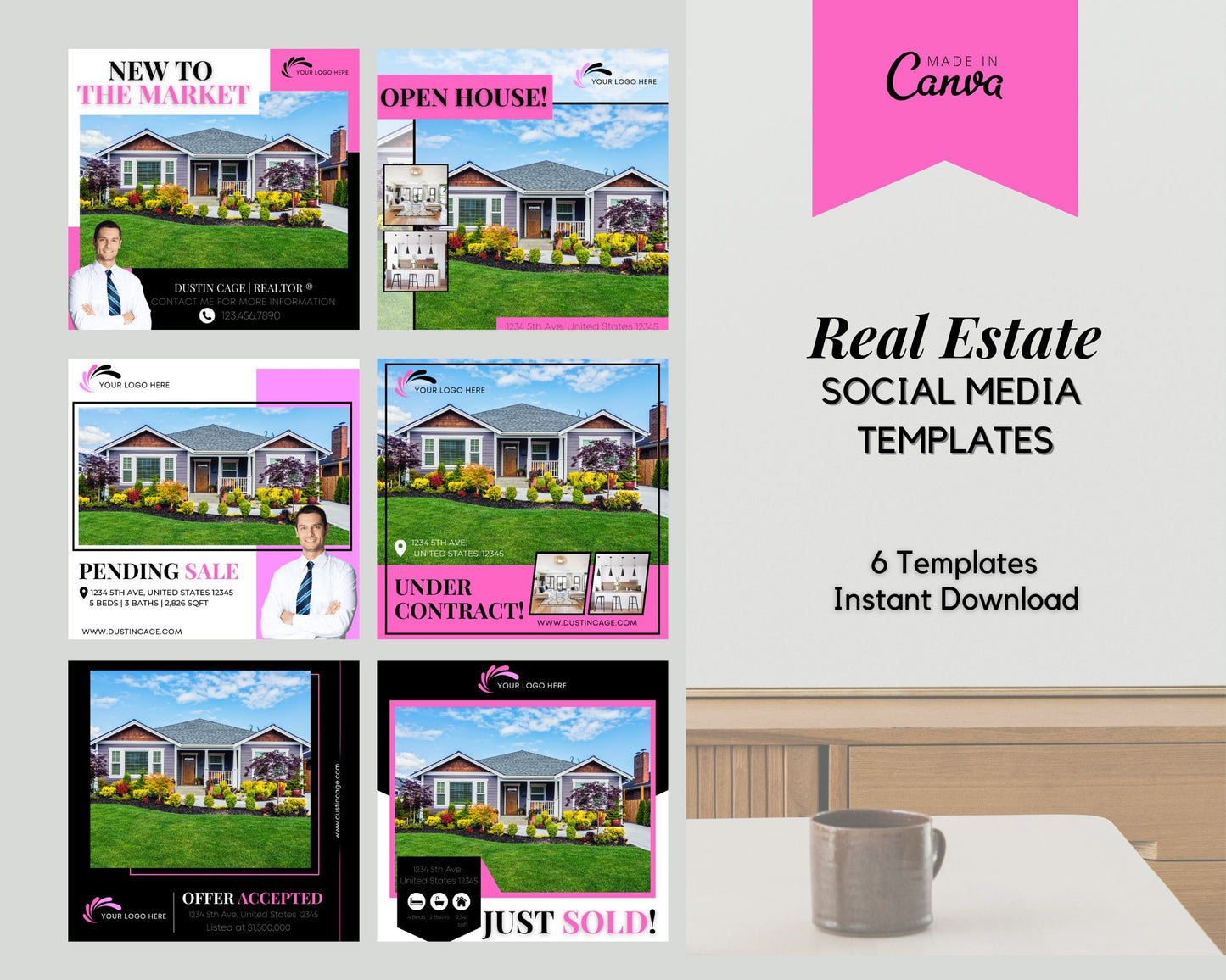 Just Listed/Just Sold Social Media Post