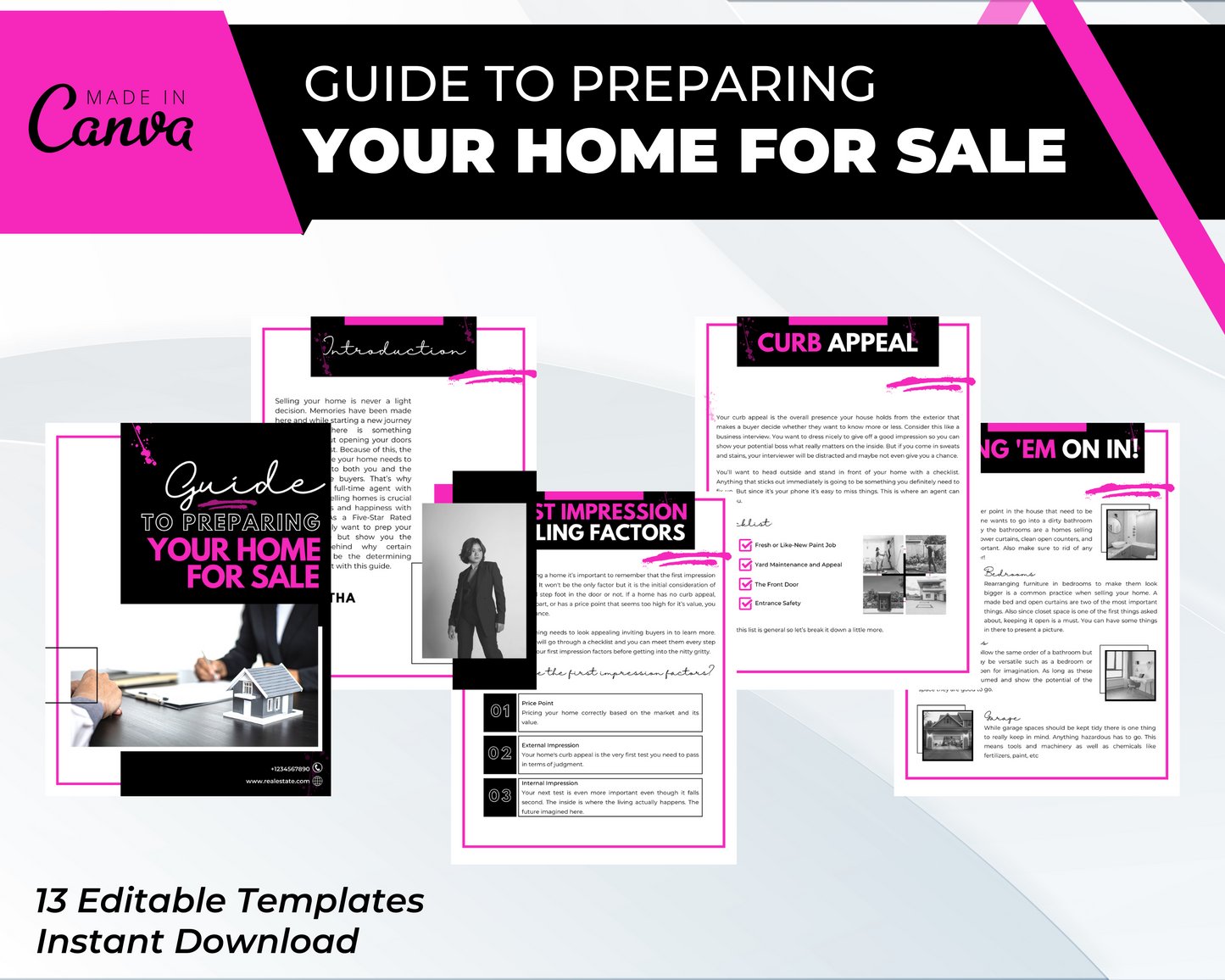 Prep Your Home For Sale Guide | Real Estate Seller Guide| Real Estate Print | Realtor Information | Real Estate Marketing | Instant Download