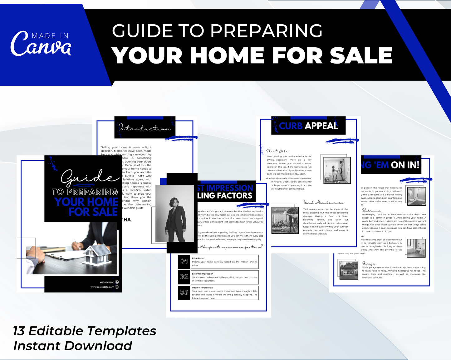 Prep Your Home For Sale Guide | Real Estate Seller Guide| Real Estate Print | Realtor Information | Real Estate Marketing | Instant Download