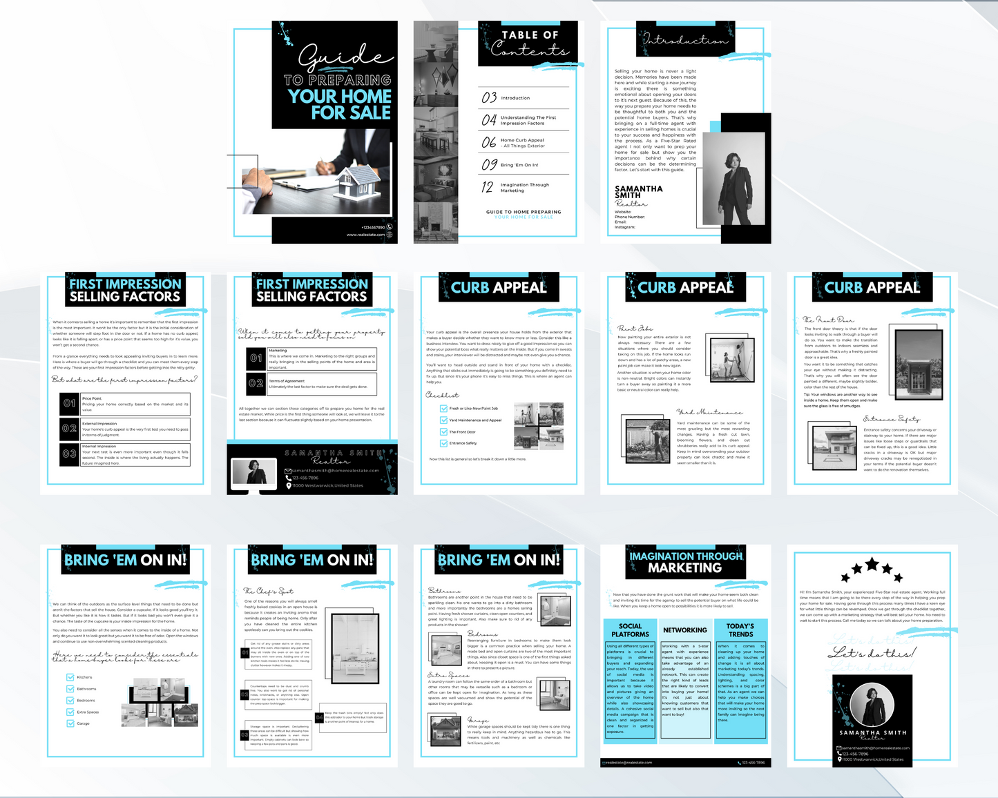 Prep Your Home For Sale Guide | Real Estate Seller Guide| Real Estate Print | Realtor Information | Real Estate Marketing | Instant Download