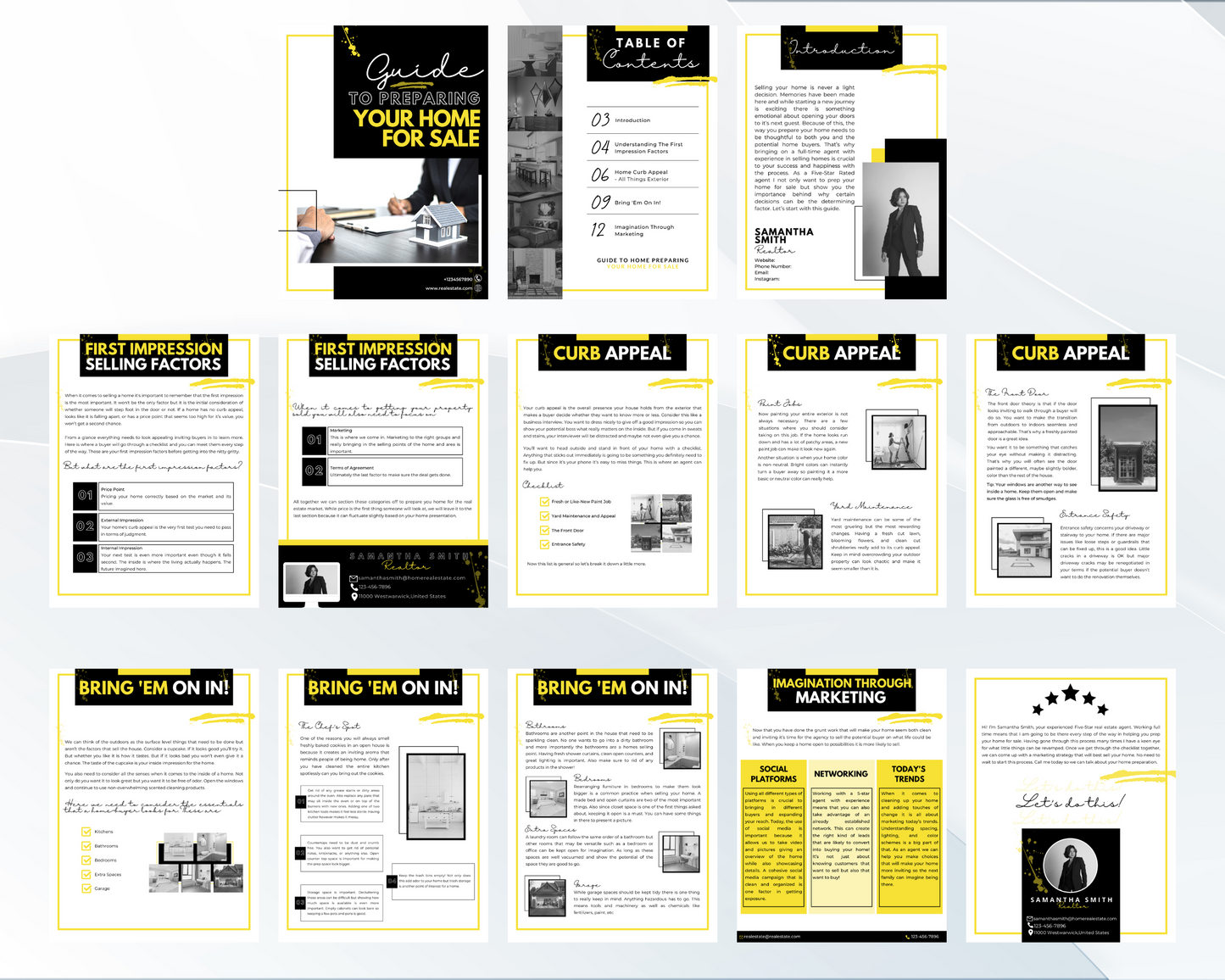 Prep Your Home For Sale Guide | Real Estate Seller Guide| Real Estate Print | Realtor Information | Real Estate Marketing | Instant Download