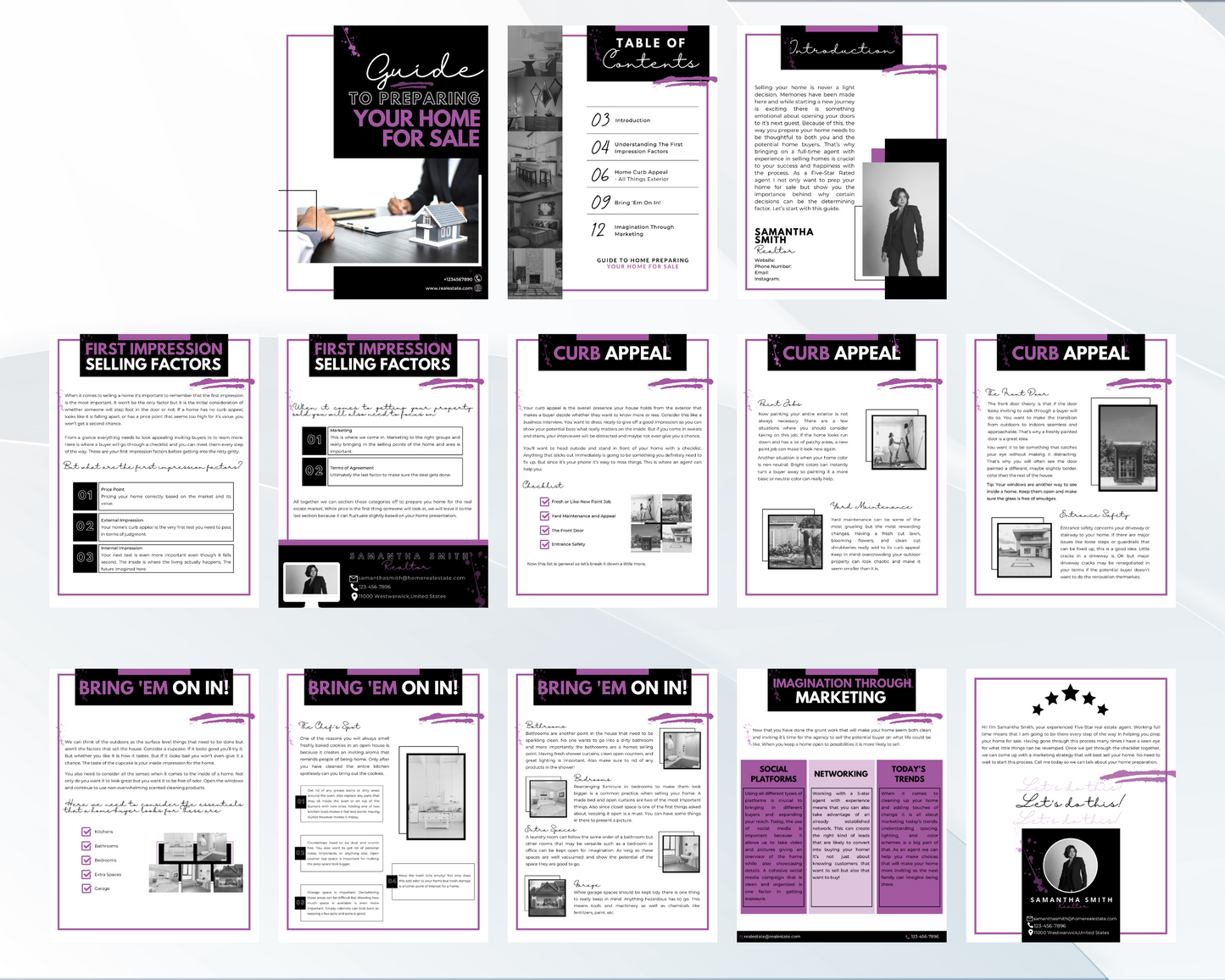 Prep Your Home For Sale Guide | Real Estate Seller Guide| Real Estate Print | Realtor Information | Real Estate Marketing | Instant Download