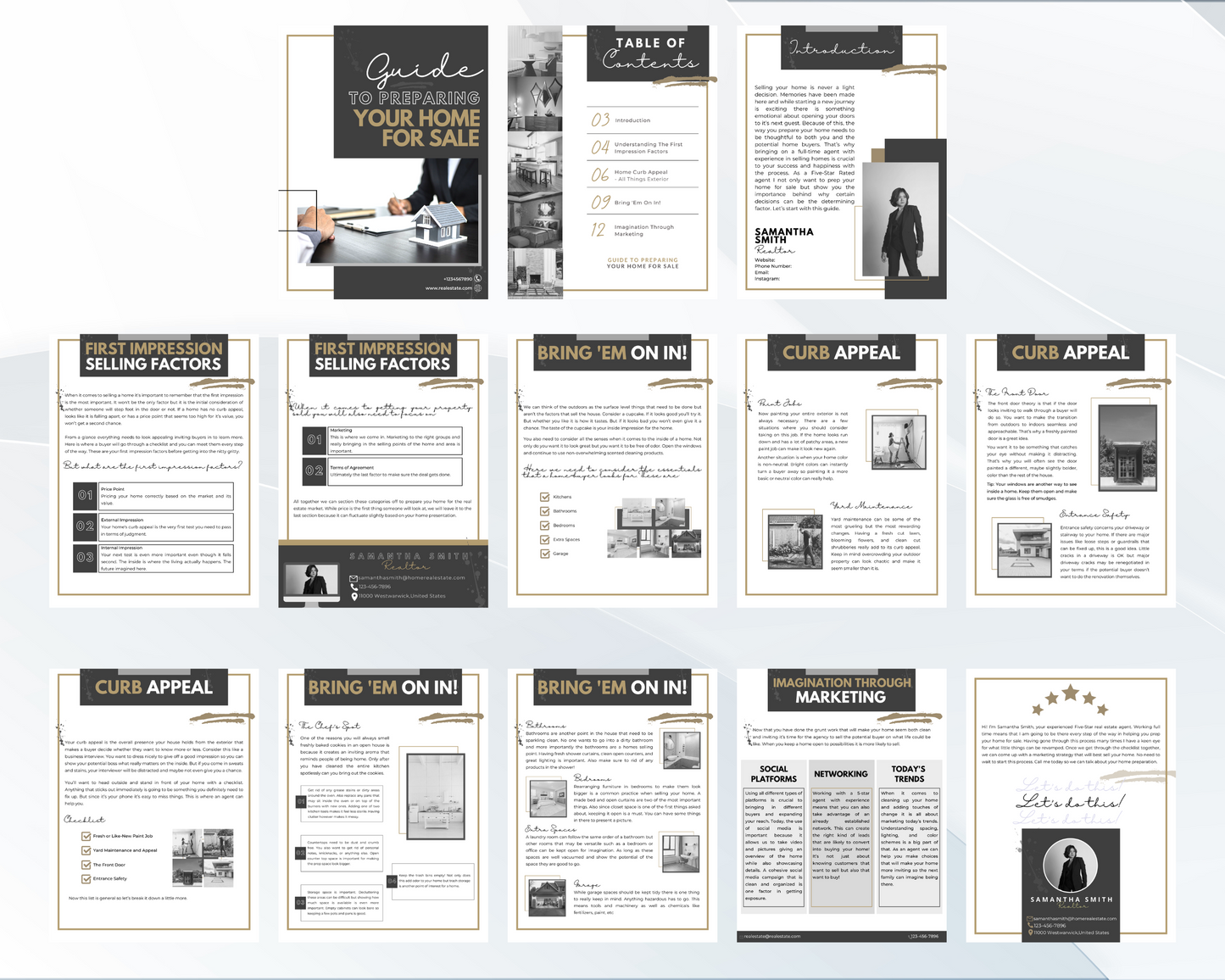 Prep Your Home For Sale Guide | Real Estate Seller Guide| Real Estate Print | Realtor Information | Real Estate Marketing | Instant Download