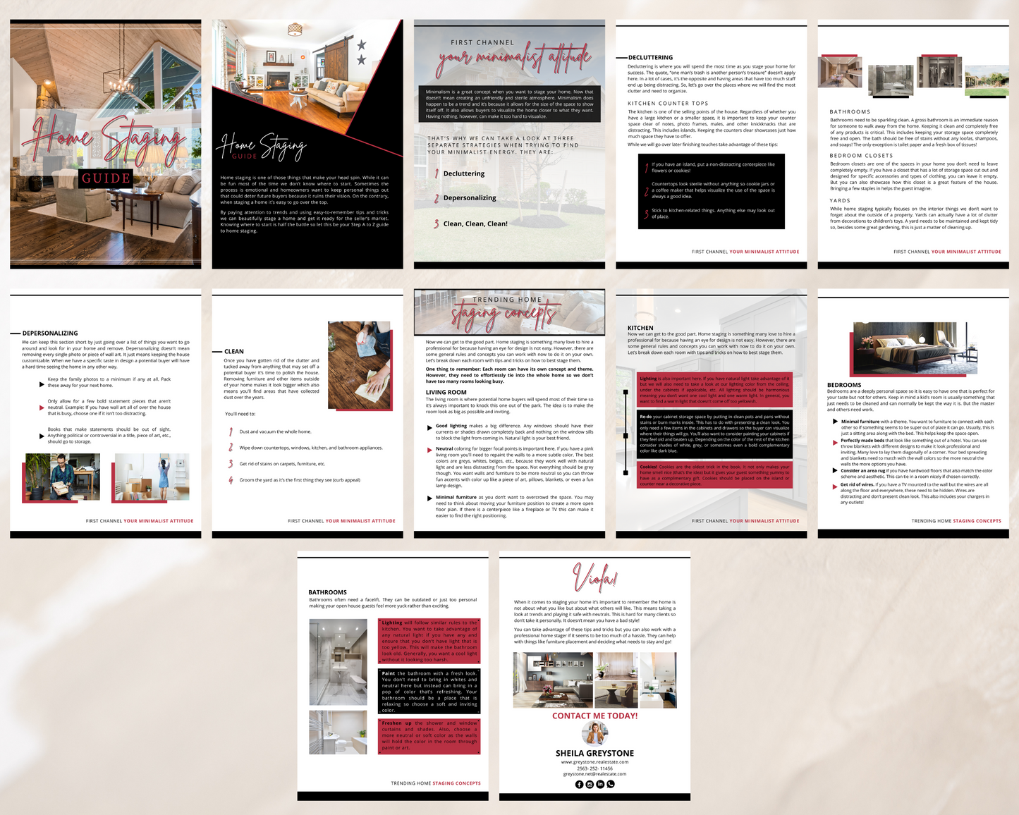 Home Staging Guide | Home Seller Guide | Listing Guide | Real Estate Guide | Real Estate Marketing | Instant Download
