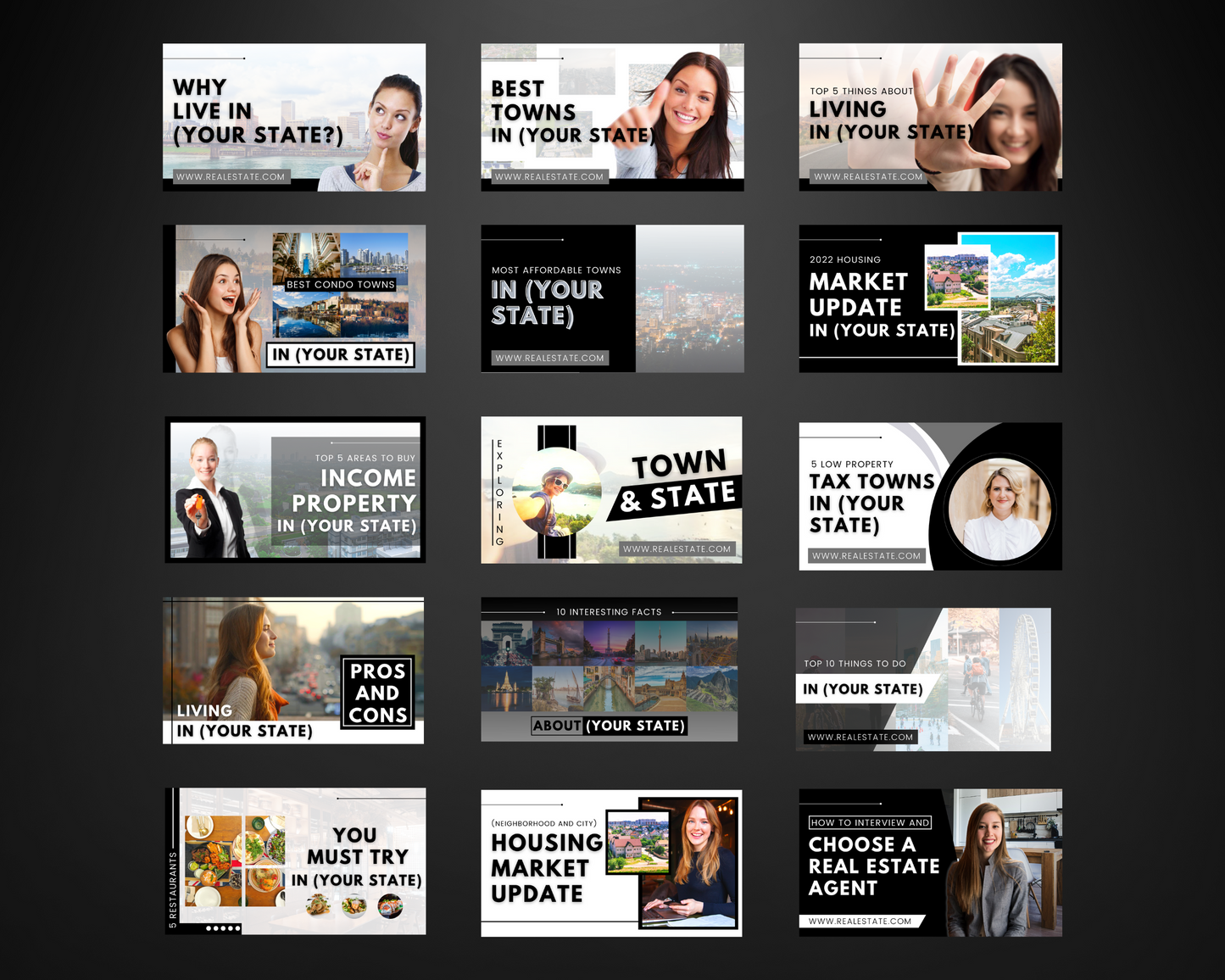 30 YouTube Thumbnails For Real Estate Agents