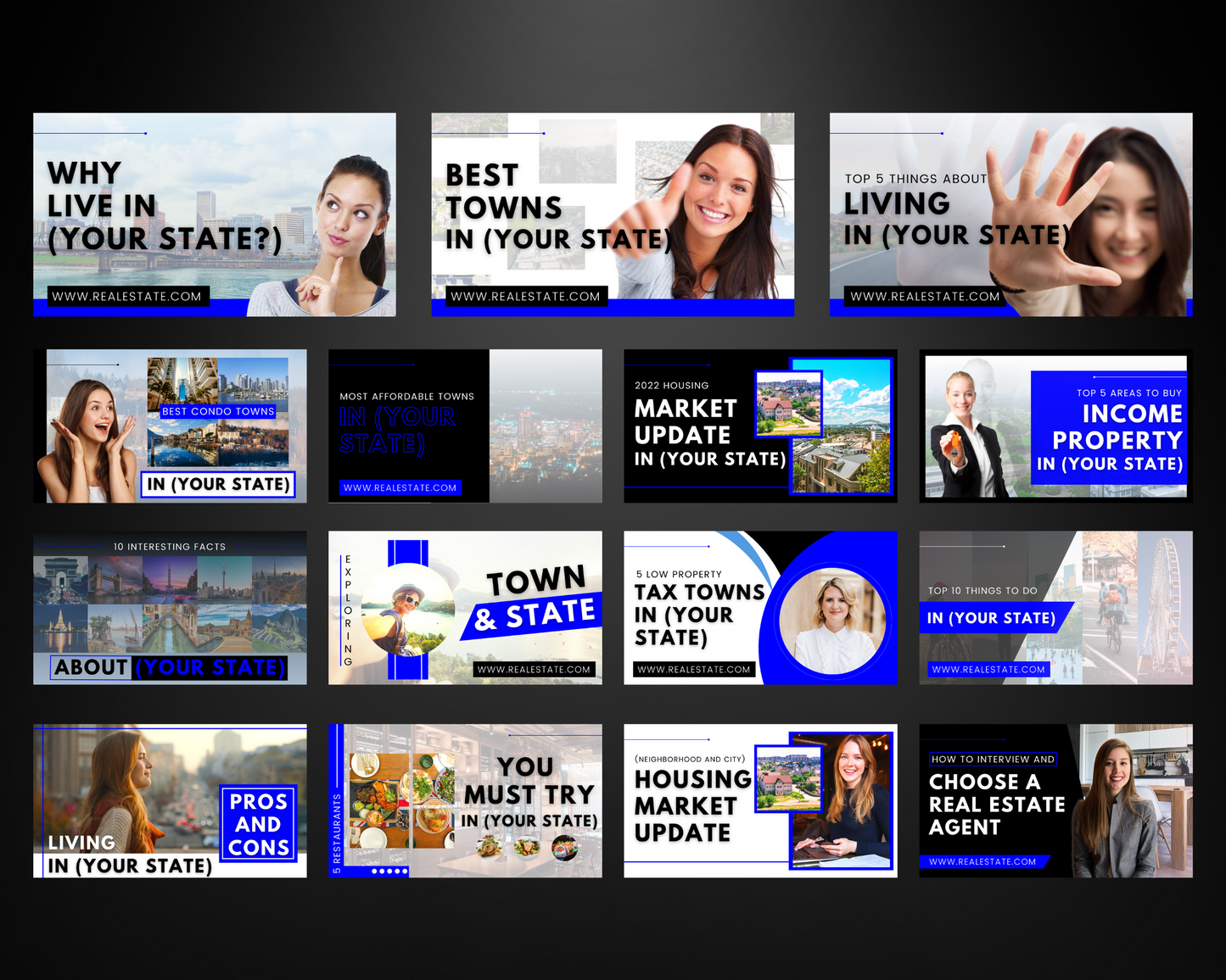 30 YouTube Thumbnails For Real Estate Agents