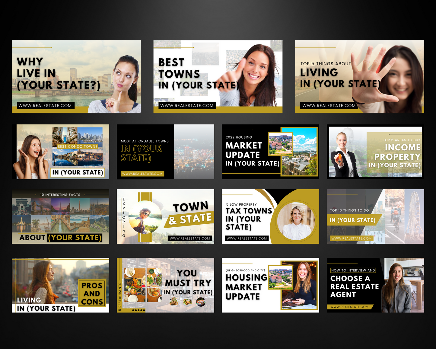 30 YouTube Thumbnails For Real Estate Agents