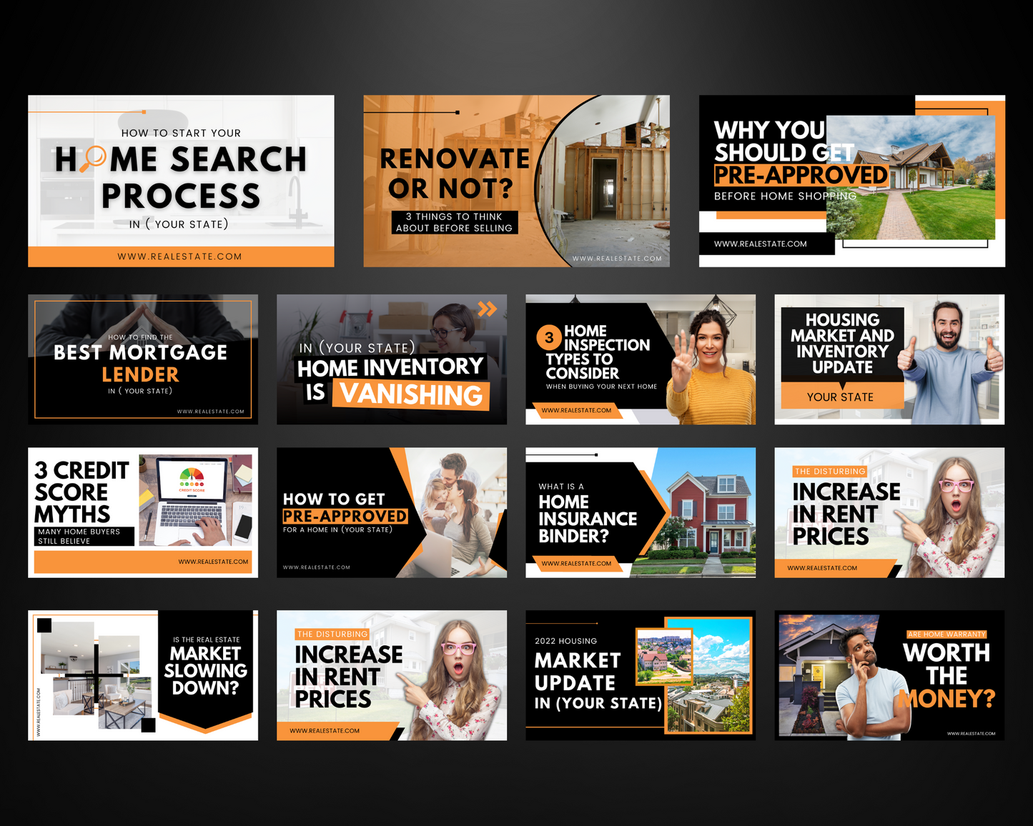 30 YouTube Thumbnails For Real Estate Agents