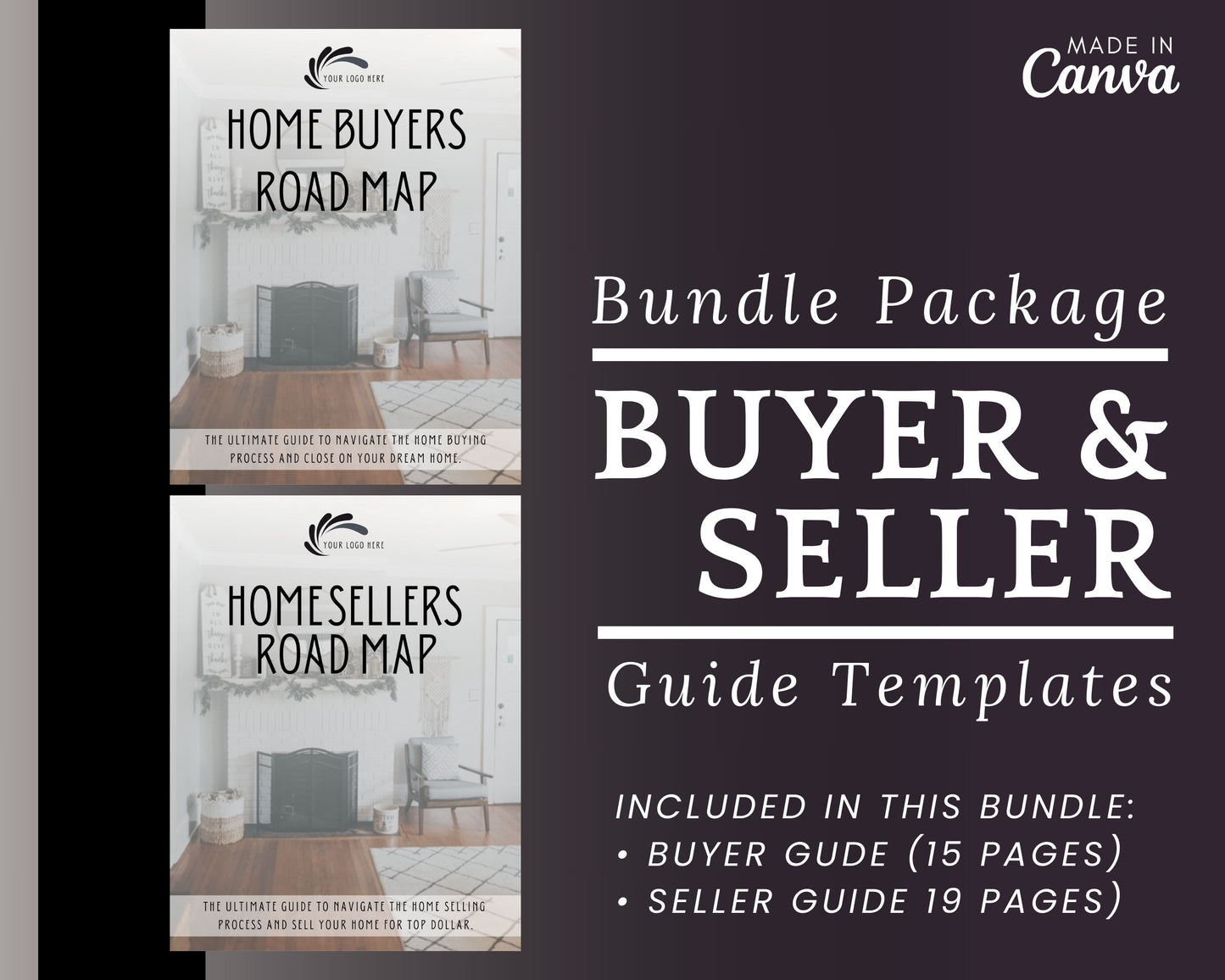 Real Estate Home Buyer and Seller Guide Grey Bundle - Style 3