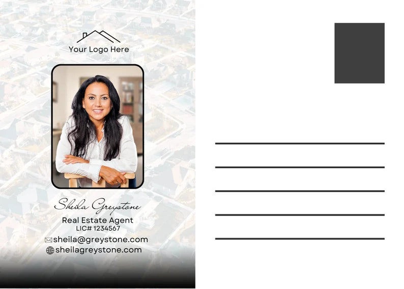 Real Estate Foreclosure 5x7 Postcard