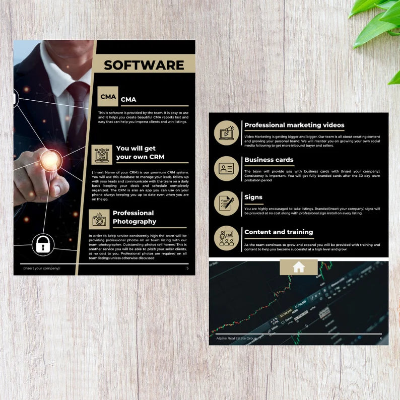 Real Estate Brokerage Agreement | Real Estate Team Guide | Real Estate Print | Real Estate Marketing | Instant Download