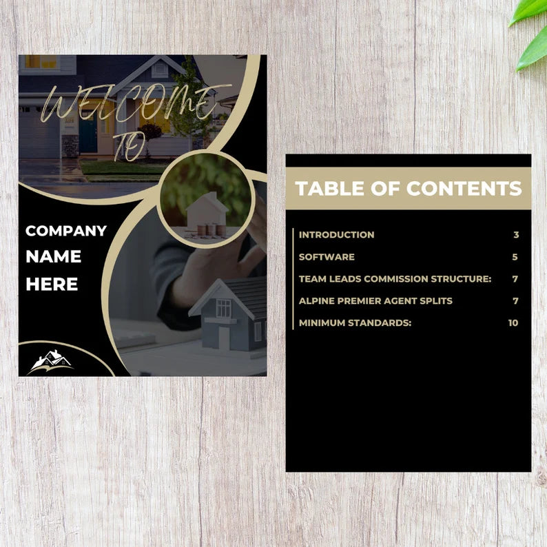 Real Estate Brokerage Agreement | Real Estate Team Guide | Real Estate Print | Real Estate Marketing | Instant Download