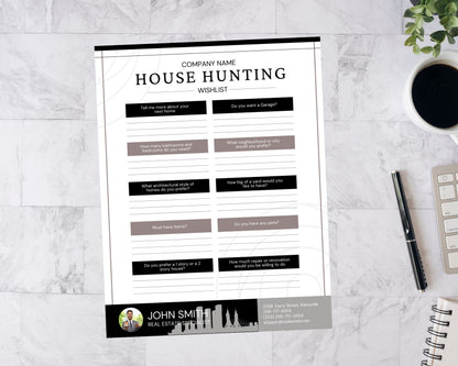 House Hunting Checklist