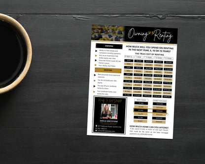 Rent vs Own Flyer - Style 6