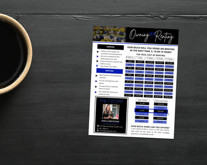 Rent vs Own Flyer - Style 6