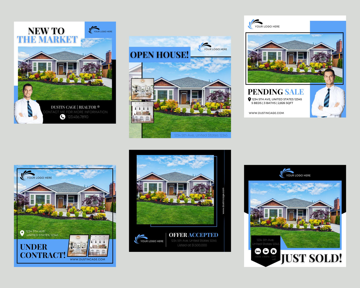 Just Listed/Just Sold Social Media Post