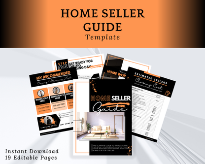 Home Sellers Guide | Real Estate Handout | Real Estate Print | Realtor Information | Real Estate Marketing | Instant Download