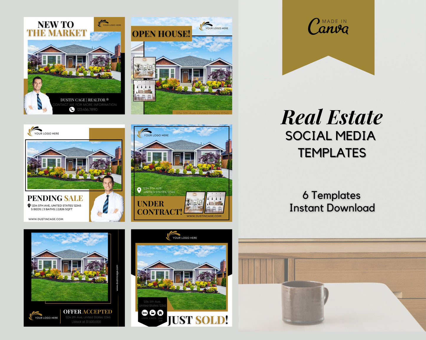 Just Listed/Just Sold Social Media Post