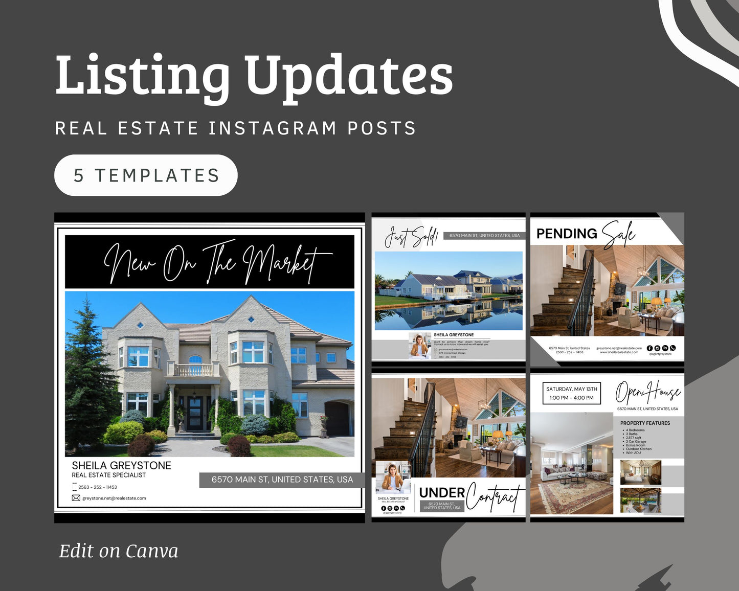 Just Sold/Just Listed Social Media Post
