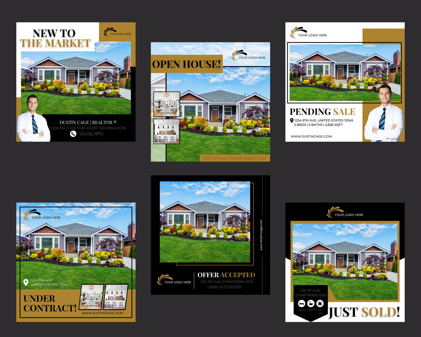 Just Listed/Just Sold Social Media Post