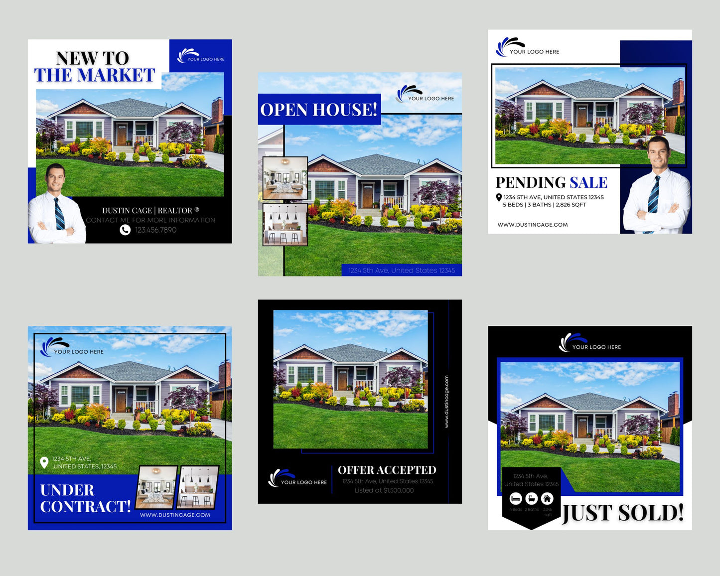 Just Listed/Just Sold Social Media Post