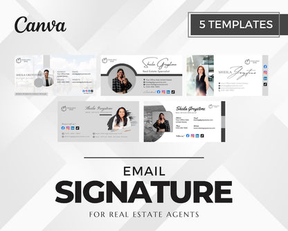 5 Email Signature Designs Modern