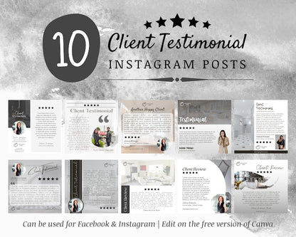 10 Client Testimonial Instagram Post