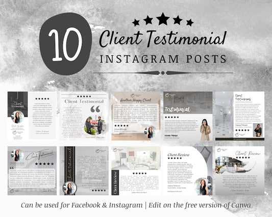 10 Client Testimonial Instagram Post