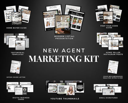 The #1 Done-For-You Real Estate Marketing Kit for New Agents