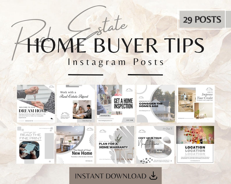 Home Buyer Instagram Post (29 Posts)