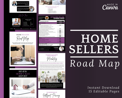 Home Sellers Guide | Real Estate Handout | Real Estate Print | Realtor Information | Real Estate Marketing | Instant Download