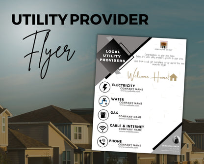 Utility Provider Flyer