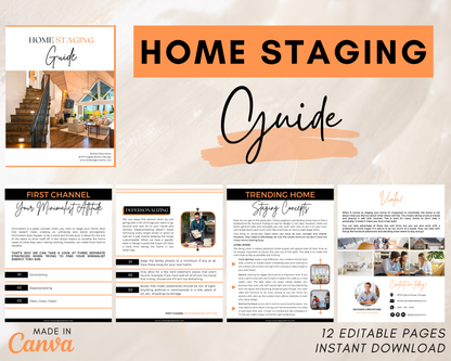 Home Staging Guide | Home Seller Guide | Listing Guide | Real Estate Guide | Real Estate Marketing | Instant Download