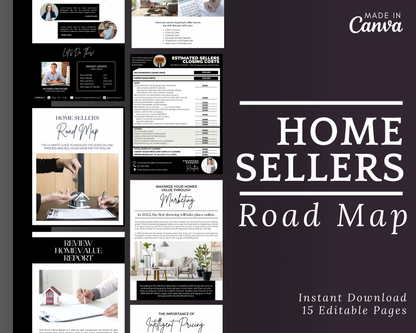 Home Sellers Guide | Real Estate Handout | Real Estate Print | Realtor Information | Real Estate Marketing | Instant Download