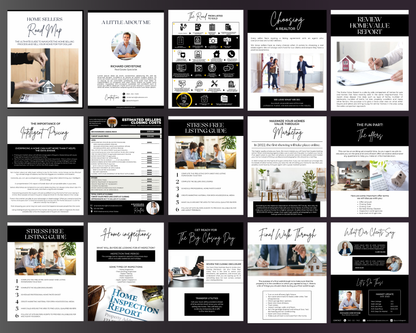 Home Sellers Guide | Real Estate Handout | Real Estate Print | Realtor Information | Real Estate Marketing | Instant Download