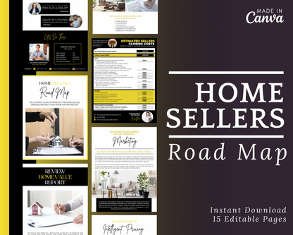 Home Sellers Guide | Real Estate Handout | Real Estate Print | Realtor Information | Real Estate Marketing | Instant Download