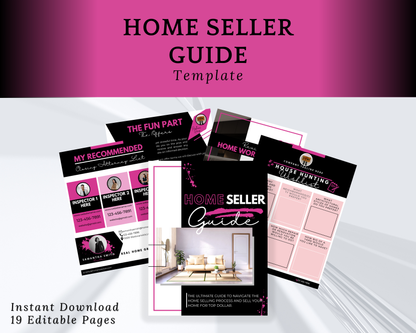 Home Sellers Guide | Real Estate Handout | Real Estate Print | Realtor Information | Real Estate Marketing | Instant Download