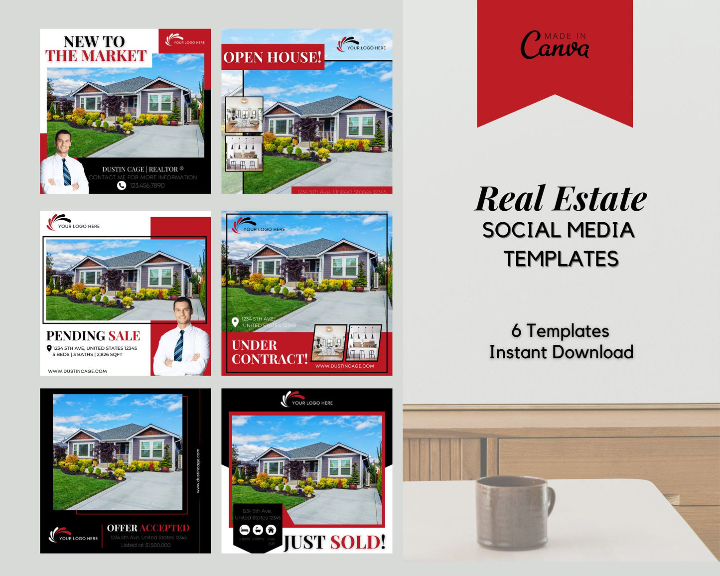 Just Listed/Just Sold Social Media Post