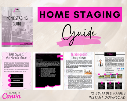 Home Staging Guide | Home Seller Guide | Listing Guide | Real Estate Guide | Real Estate Marketing | Instant Download