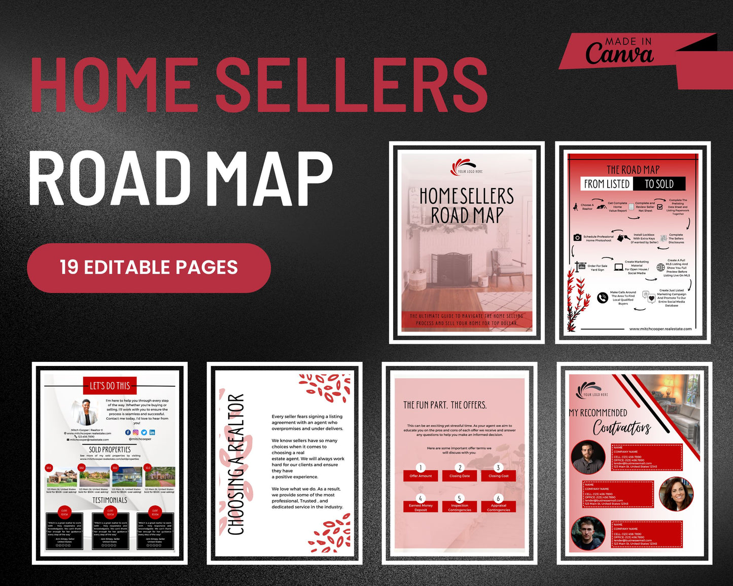 Home Sellers Guide | Real Estate Handout | Real Estate Print | Realtor Information | Real Estate Marketing | Instant Download