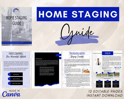 Home Staging Guide | Home Seller Guide | Listing Guide | Real Estate Guide | Real Estate Marketing | Instant Download