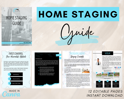 Home Staging Guide | Home Seller Guide | Listing Guide | Real Estate Guide | Real Estate Marketing | Instant Download