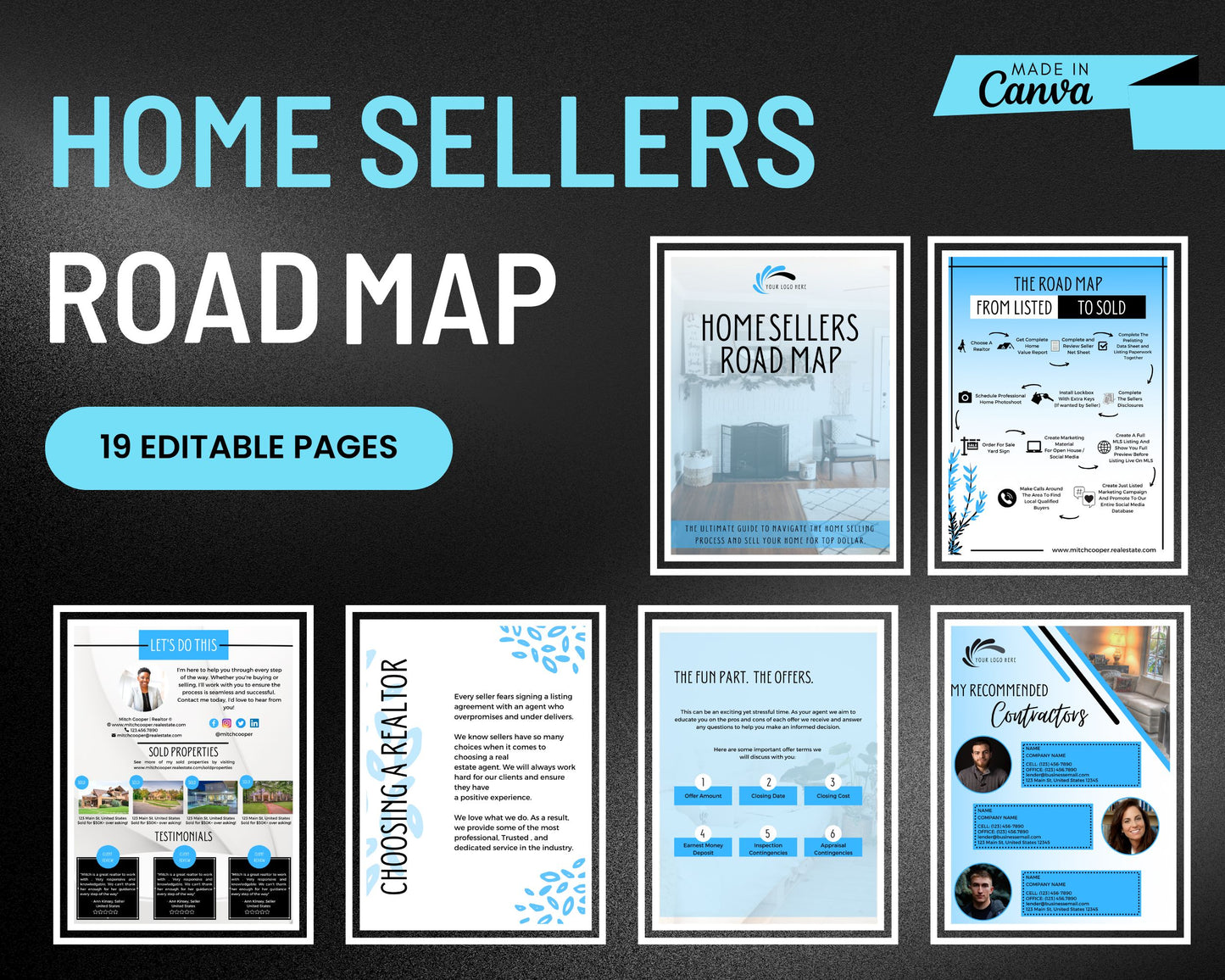 Home Sellers Guide | Real Estate Handout | Real Estate Print | Realtor Information | Real Estate Marketing | Instant Download