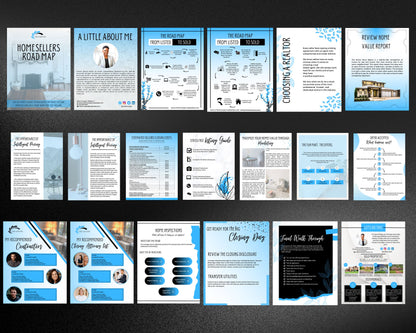 Home Sellers Guide | Real Estate Handout | Real Estate Print | Realtor Information | Real Estate Marketing | Instant Download